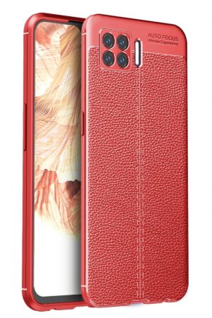 Oppo A73 Kılıf Auto Focus Kapak - Kırmızı-(5796)