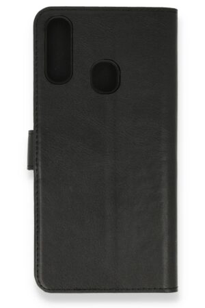 Samsung Galaxy A20S Kılıf Trend S Plus Kapaklı Kılıf - Siyah-(5796)