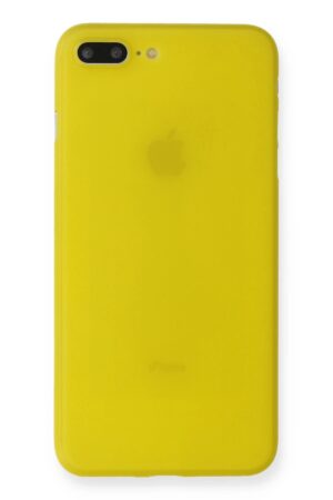iPhone 7 Plus Kılıf PP Ultra İnce Kapak - Sarı-(5796)