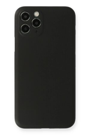 iPhone 11 Pro Kılıf PP Ultra İnce Kapak - Siyah-(5796)
