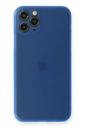 iPhone 11 Pro Kılıf PP Ultra İnce Kapak - Mavi-(5796)