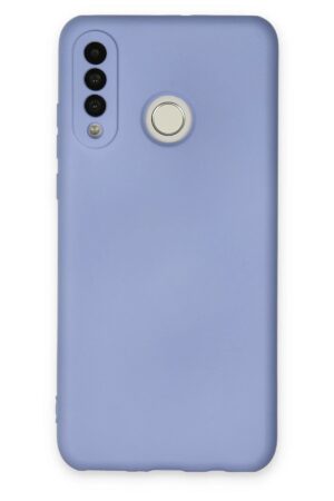 Huawei P30 Lite Kılıf Nano içi Kadife Silikon - Lila-(5796)