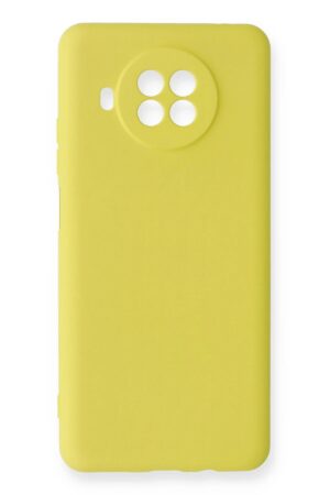 Xiaomi Mi 10T Lite Kılıf Nano içi Kadife Silikon - Sarı-(5796)