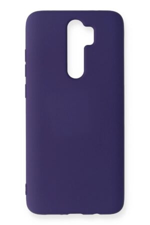 Xiaomi Redmi Note 8 Pro Kılıf Nano içi Kadife Silikon - Mor-(5796)