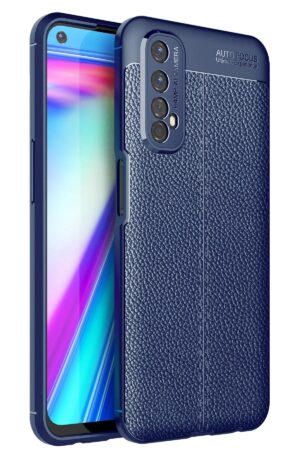 Realme 7 Kılıf Auto Focus Kapak - Lacivert-(5796)