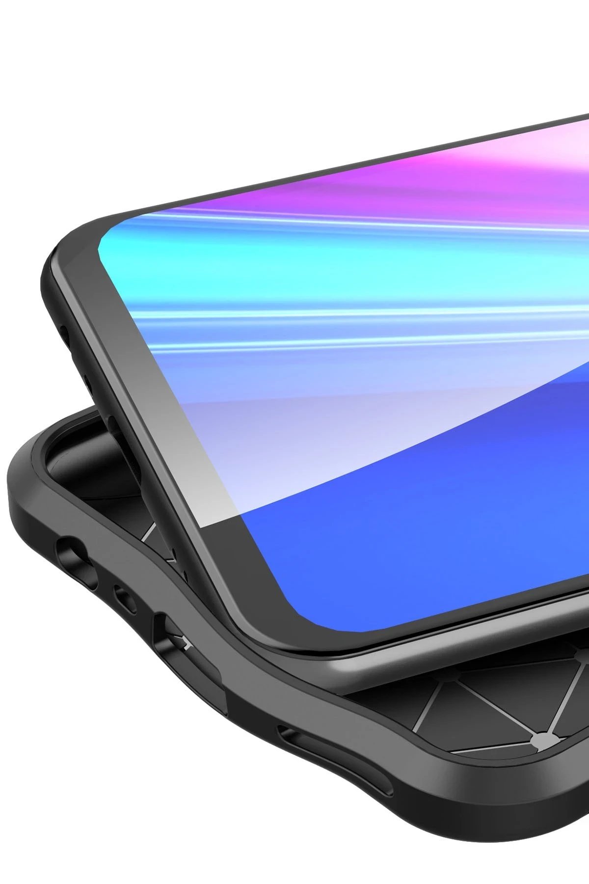 Realme 7 Kılıf Auto Focus Kapak - Lacivert-(5796) - Görsel 3