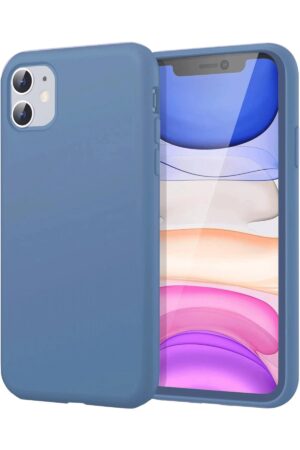 iPhone 11 Kılıf First Silikon - Mavi-(5796)