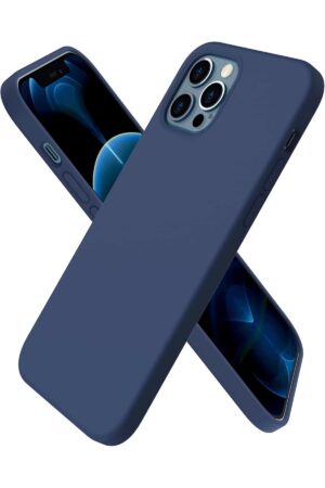 iPhone 12 Pro Kılıf First Silikon - Lacivert-(5796)