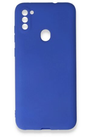 Samsung Galaxy A11 Kılıf First Silikon - Lacivert-(5796)