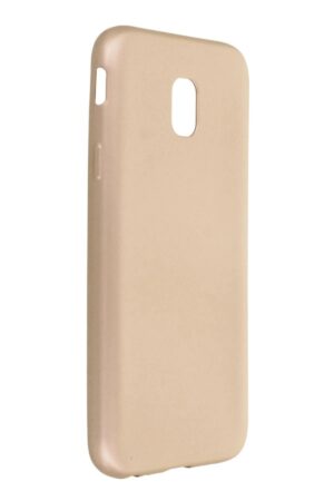 Samsung Galaxy J3 Pro / J330 Kılıf First Silikon - Gold-(5796)