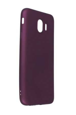 Samsung Galaxy J4 Kılıf First Silikon - Mürdüm-(5796)