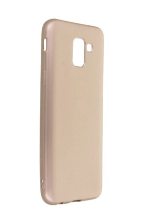 Samsung Galaxy J6 Kılıf First Silikon - Gold-(5796)