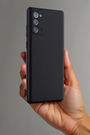 Samsung Galaxy Note 20 Kılıf First Silikon - Bordo-(5796)