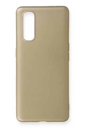 Oppo Find X2 Kılıf First Silikon - Gold-(5796)