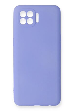 Oppo Reno 4 Lite Kılıf First Silikon - Lila-(5796)