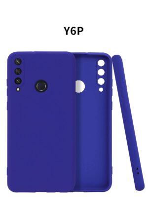 Huawei Y6P Kılıf First Silikon - Lacivert-(5796)