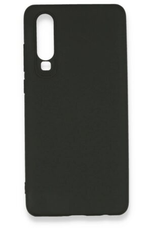 Huawei P30 Kılıf First Silikon - Siyah-(5796)