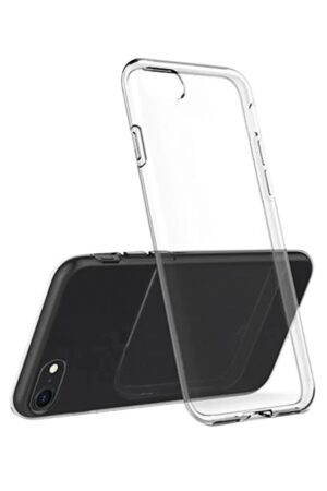 iPhone 7 Kılıf Lüx Şeffaf Silikon-(5796)