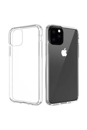 iPhone 11 Pro Max Kılıf Lüx Şeffaf Silikon-(5796)