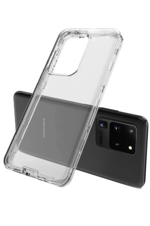 Samsung Galaxy S20 Plus Kılıf Lüx Şeffaf Silikon-(5796)