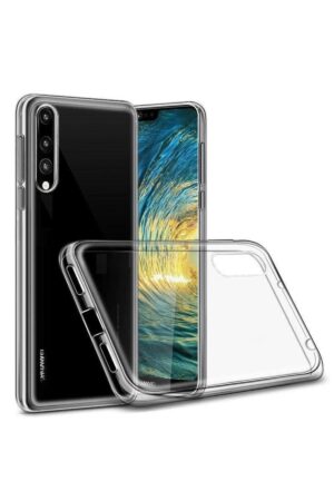 Huawei P30 Lite Kılıf Lüx Şeffaf Silikon-(5796)