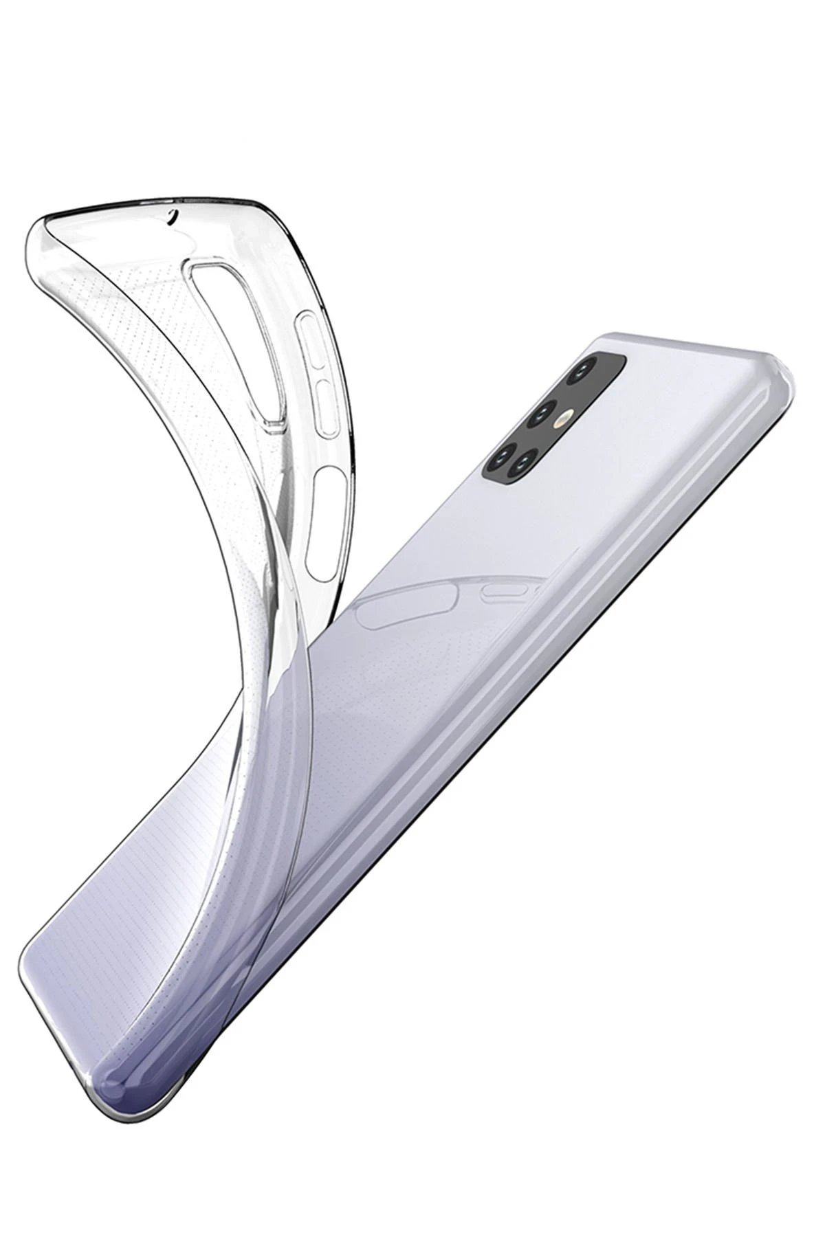 Samsung Galaxy M31S Kılıf Lüx Şeffaf Silikon-(5796) - Görsel 3