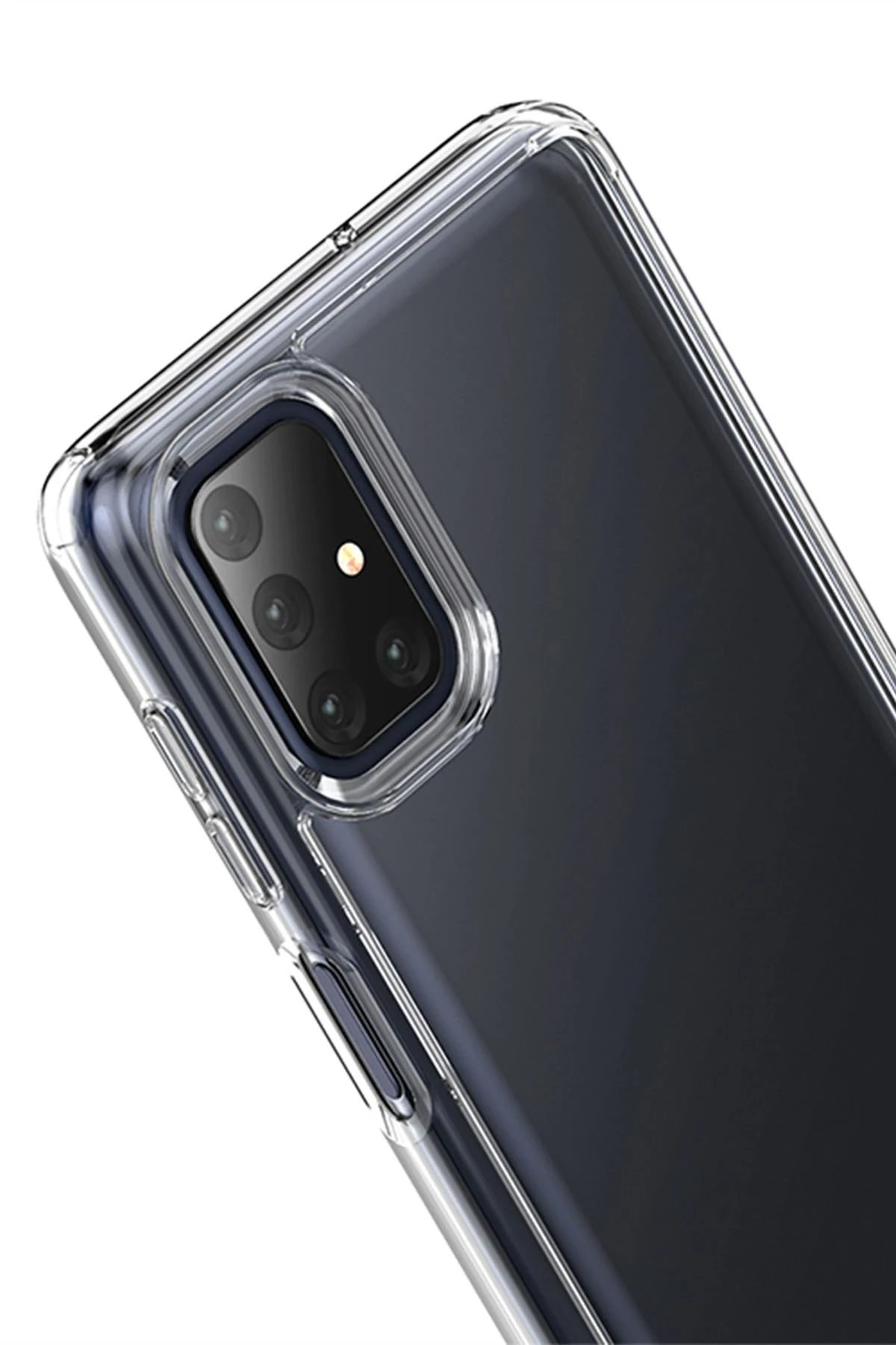 Samsung Galaxy M51 Kılıf Lüx Şeffaf Silikon-(5796) - Görsel 2