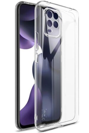 Xiaomi Mi 10 Lite Kılıf Lüx Şeffaf Silikon - Şeffaf-(5796)