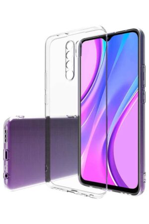 Xiaomi Redmi 9 Kılıf Lüx Şeffaf Silikon - Şeffaf-(5796)