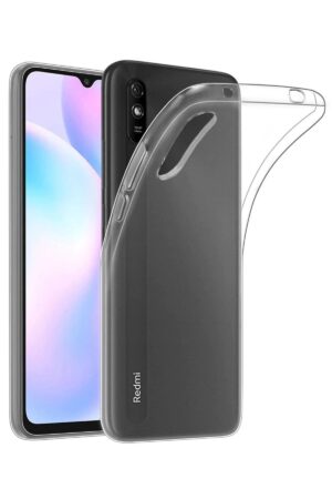 Xiaomi Redmi 9A Kılıf Lüx Şeffaf Silikon - Şeffaf-(5796)