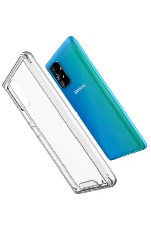 Samsung Galaxy A91 / S10 Lite Kılıf Lüx Şeffaf Silikon-(5796)