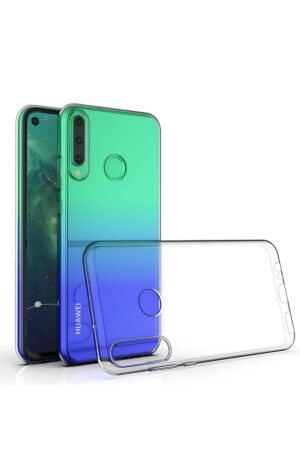 Huawei Y6P Kılıf Lüx Şeffaf Silikon - Şeffaf-(5796)