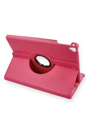 iPad 9.7 (2018) Kılıf 360 Tablet Deri Kılıf - Pembe-(5796)