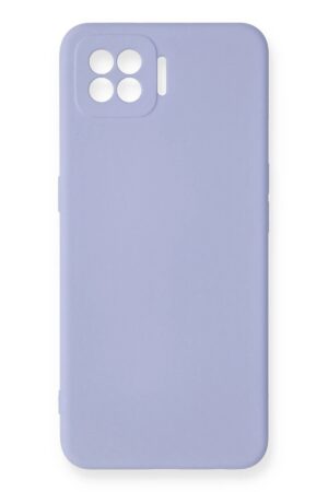 Oppo A73 Kılıf Nano içi Kadife Silikon - Lila-(5796)