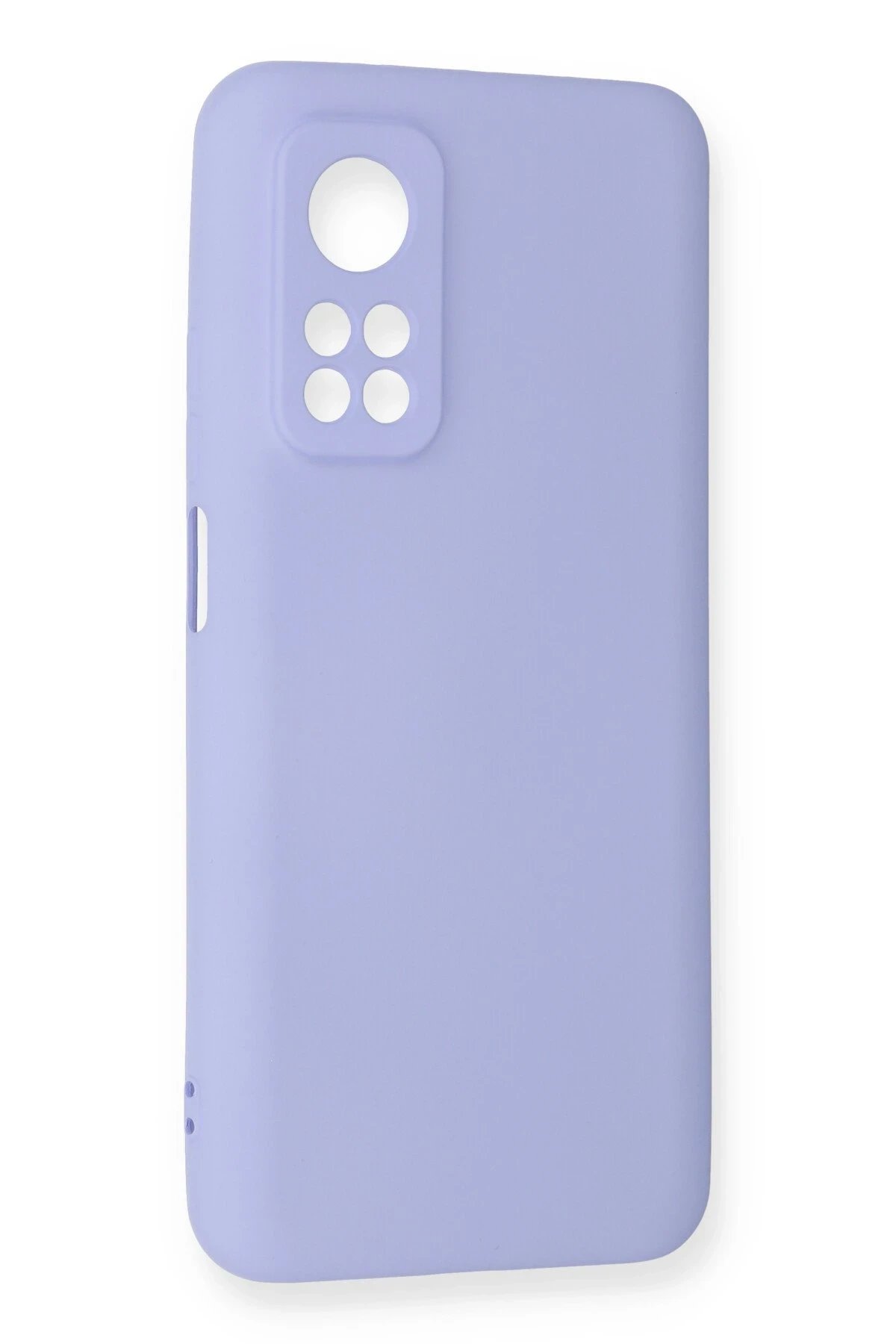 Xiaomi Mi 10T Kılıf Nano içi Kadife Silikon - Lila-(5796) - Görsel 2