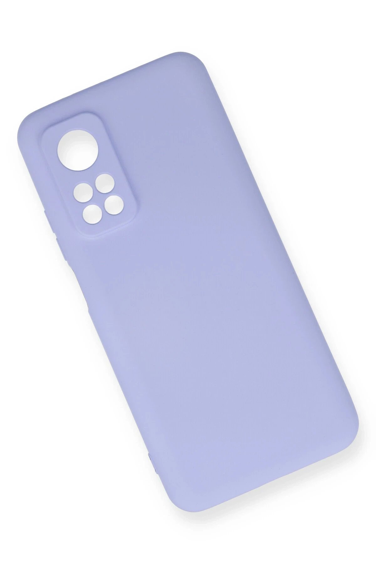 Xiaomi Mi 10T Kılıf Nano içi Kadife Silikon - Lila-(5796) - Görsel 3