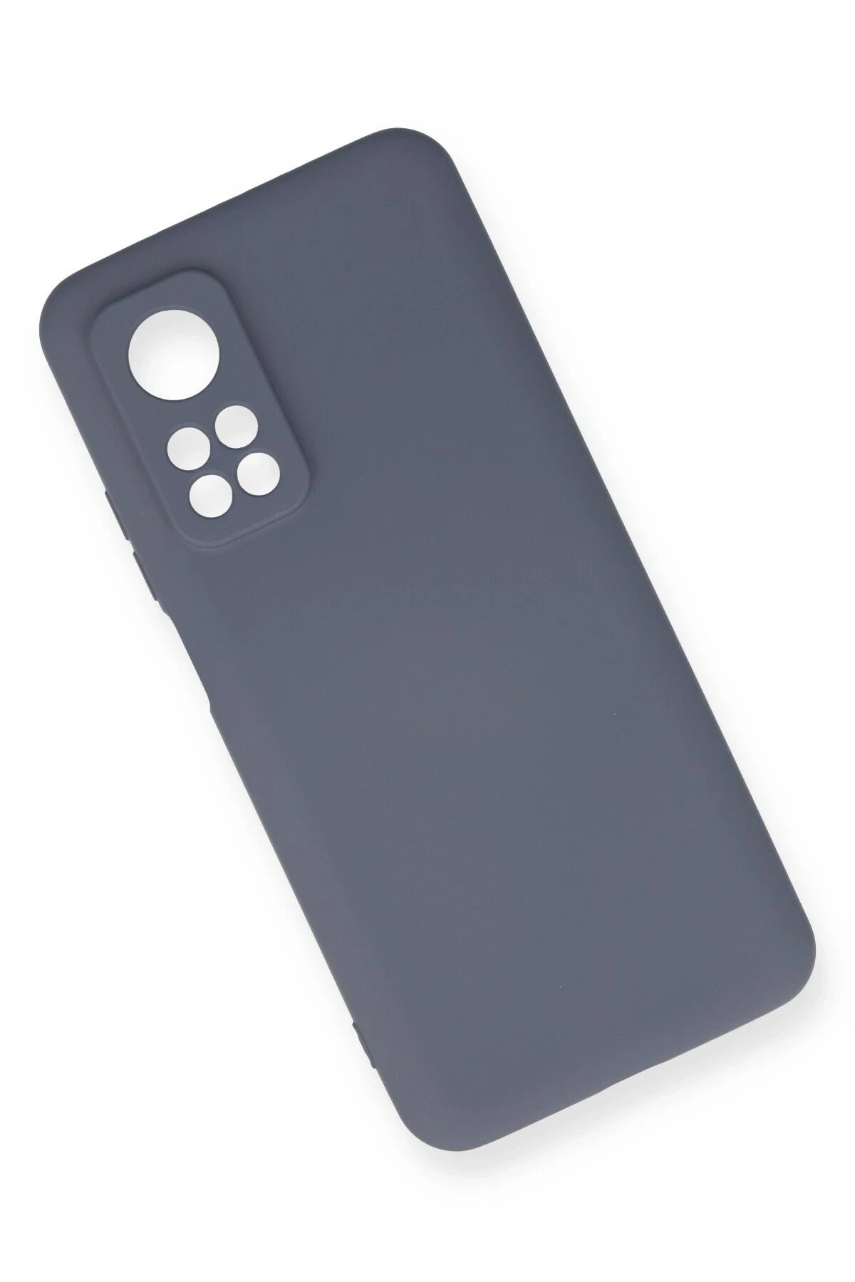 Xiaomi Mi 10T Kılıf Nano içi Kadife Silikon - Gri-(5796) - Görsel 3