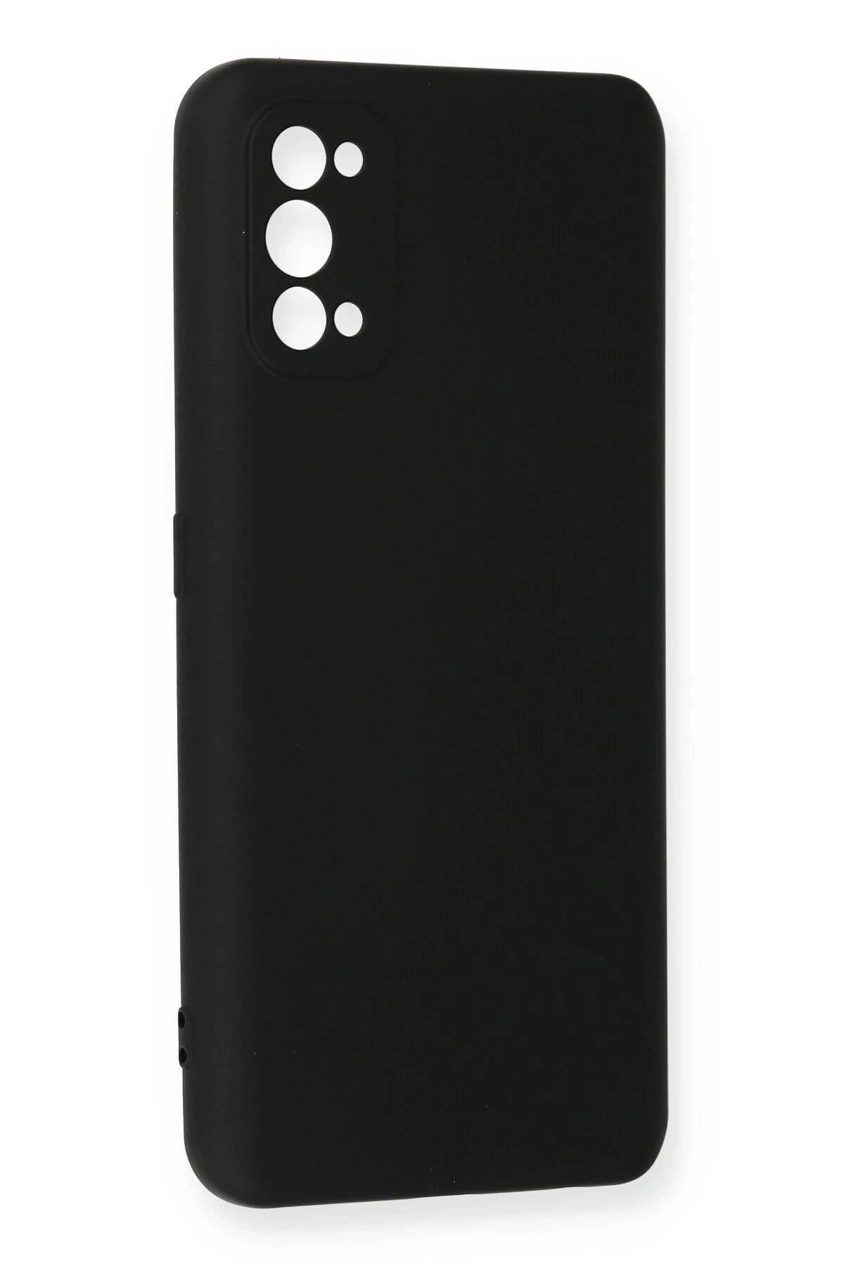 Realme 7 Pro Kılıf Nano içi Kadife Silikon - Siyah-(5796) - Görsel 2