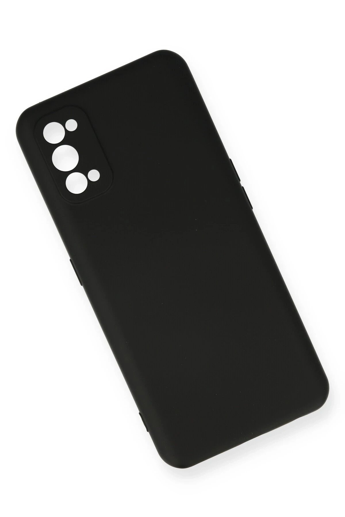 Realme 7 Pro Kılıf Nano içi Kadife Silikon - Siyah-(5796) - Görsel 3