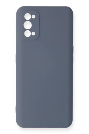 Realme 7 Pro Kılıf Nano içi Kadife Silikon - Gri-(5796)