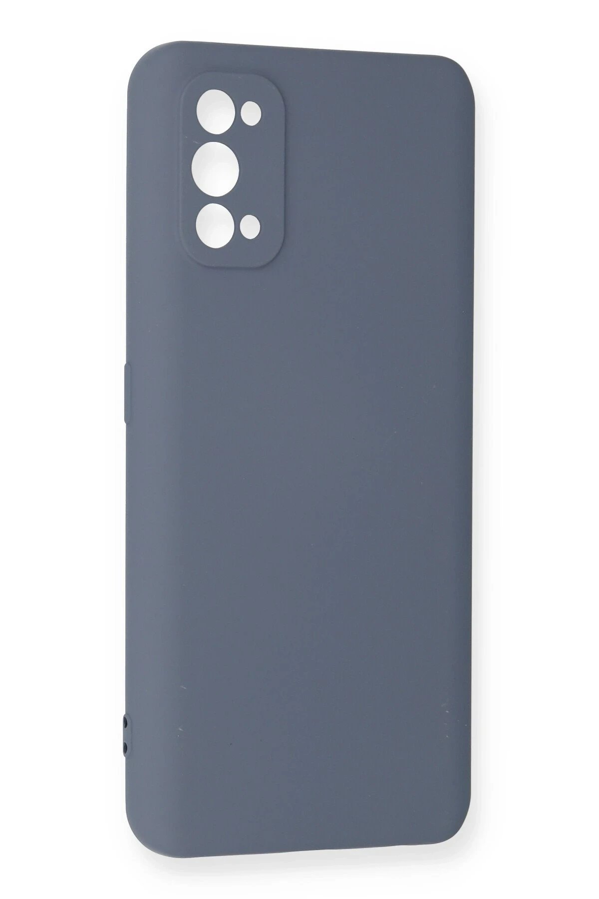 Realme 7 Pro Kılıf Nano içi Kadife Silikon - Gri-(5796) - Görsel 2