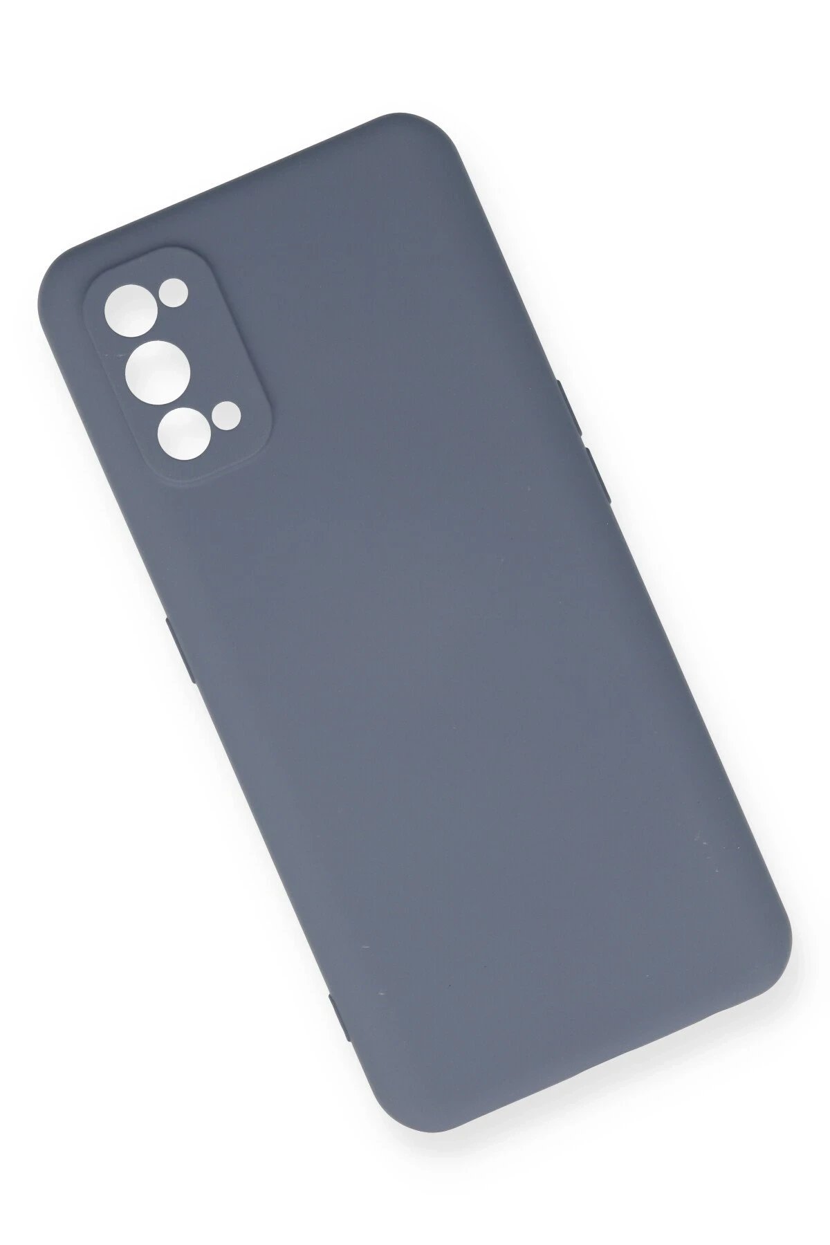 Realme 7 Pro Kılıf Nano içi Kadife Silikon - Gri-(5796) - Görsel 3