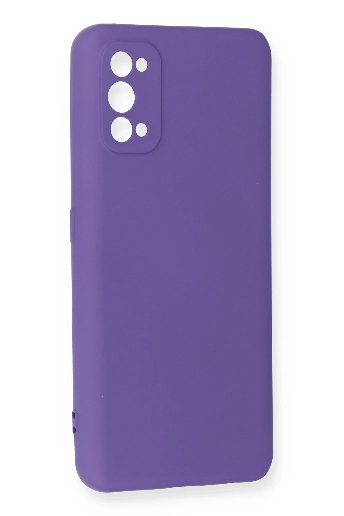 Realme 7 Pro Kılıf Nano içi Kadife Silikon - Mor-(5796) - Görsel 2