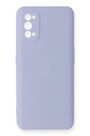 Realme 7 Pro Kılıf Nano içi Kadife Silikon - Lila-(5796)