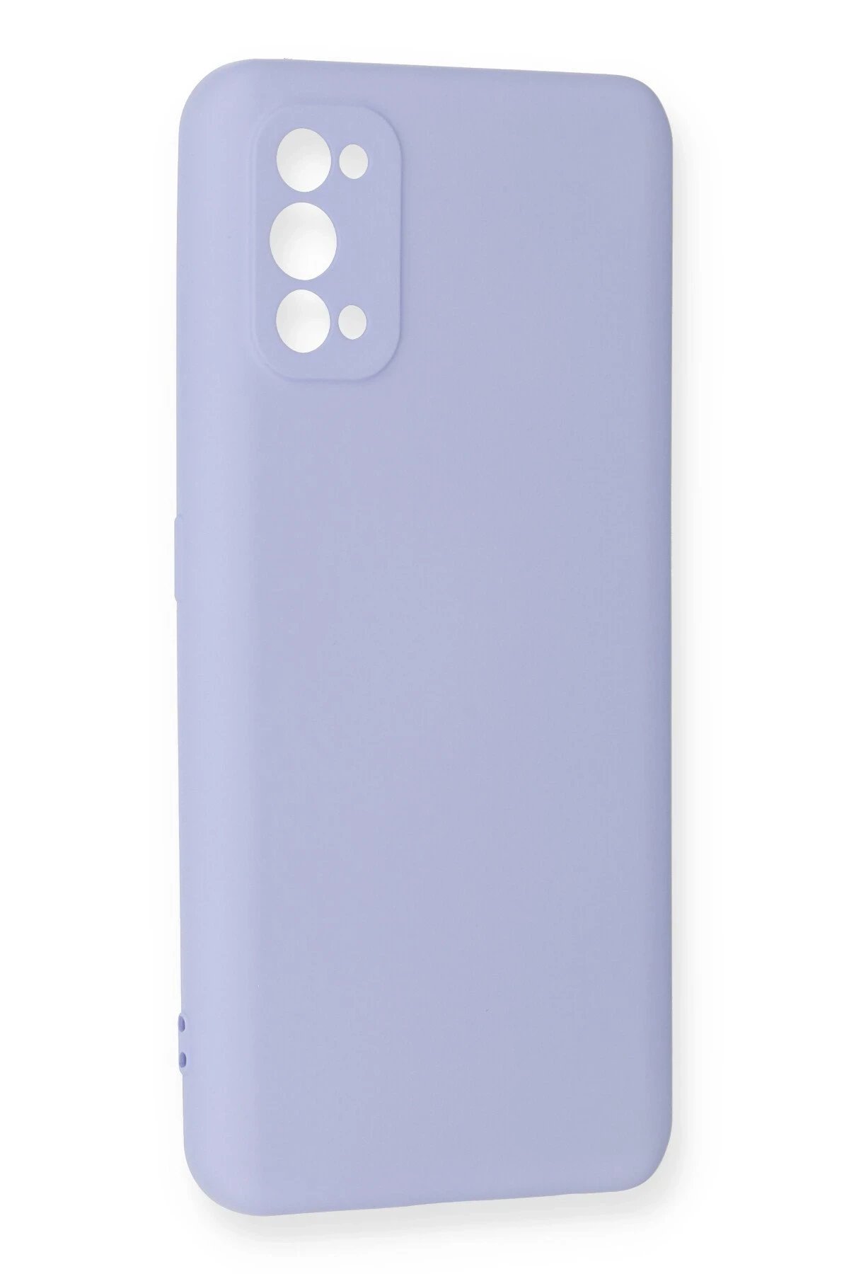 Realme 7 Pro Kılıf Nano içi Kadife Silikon - Lila-(5796) - Görsel 2