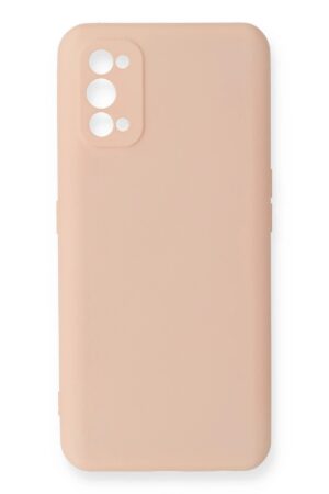 Realme 7 Pro Kılıf Nano içi Kadife Silikon - Pudra-(5796)