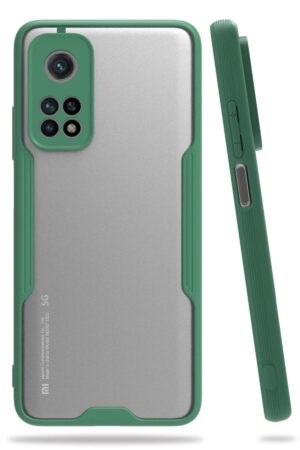 Xiaomi Mi 10T Pro Kılıf Platin Silikon - Yeşil-(5796)