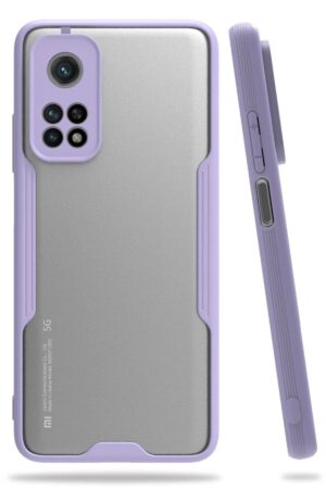 Xiaomi Mi 10T Pro Kılıf Platin Silikon - Lila-(5796)