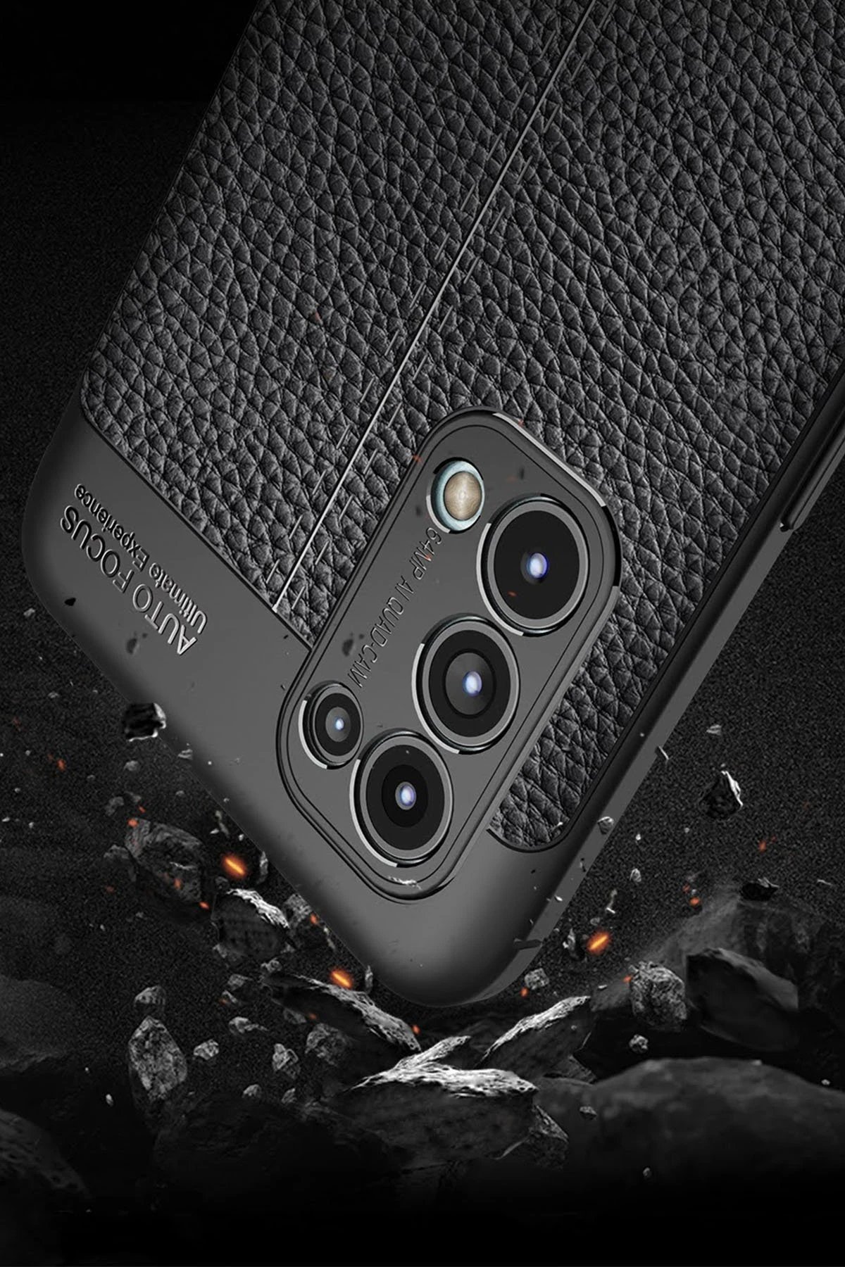 Oppo Reno 5 Kılıf Auto Focus Kapak - Lacivert-(5796) - Görsel 3