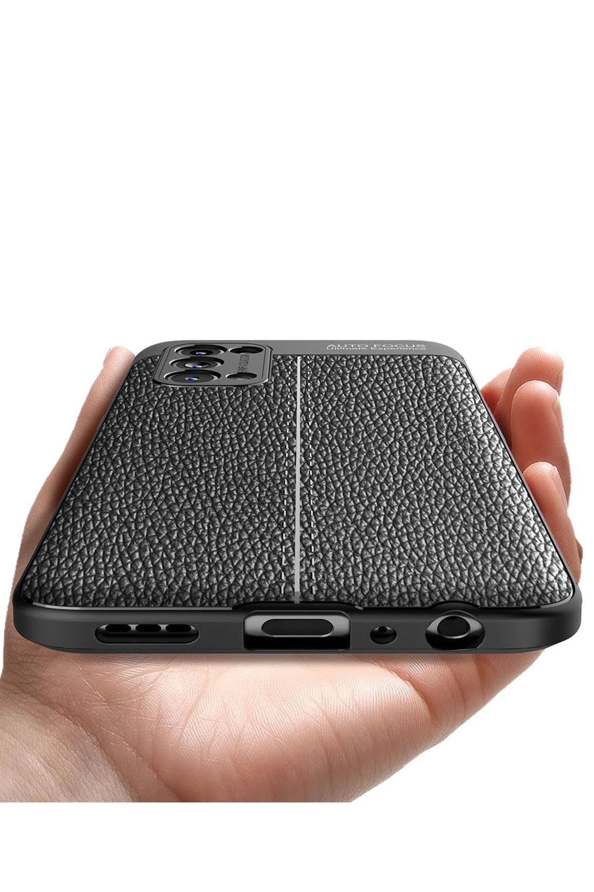 Oppo Reno 5 Kılıf Auto Focus Kapak - Lacivert-(5796) - Görsel 5